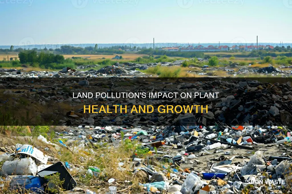 how can land pollution affect plants