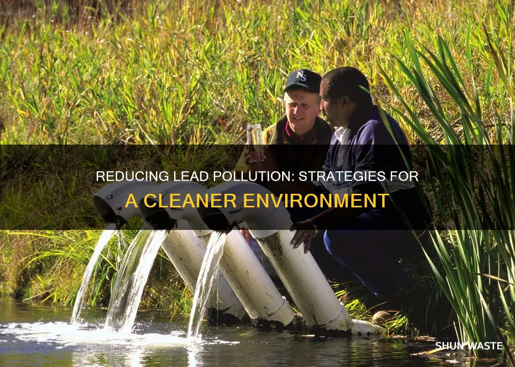 how can lead pollution be reduced