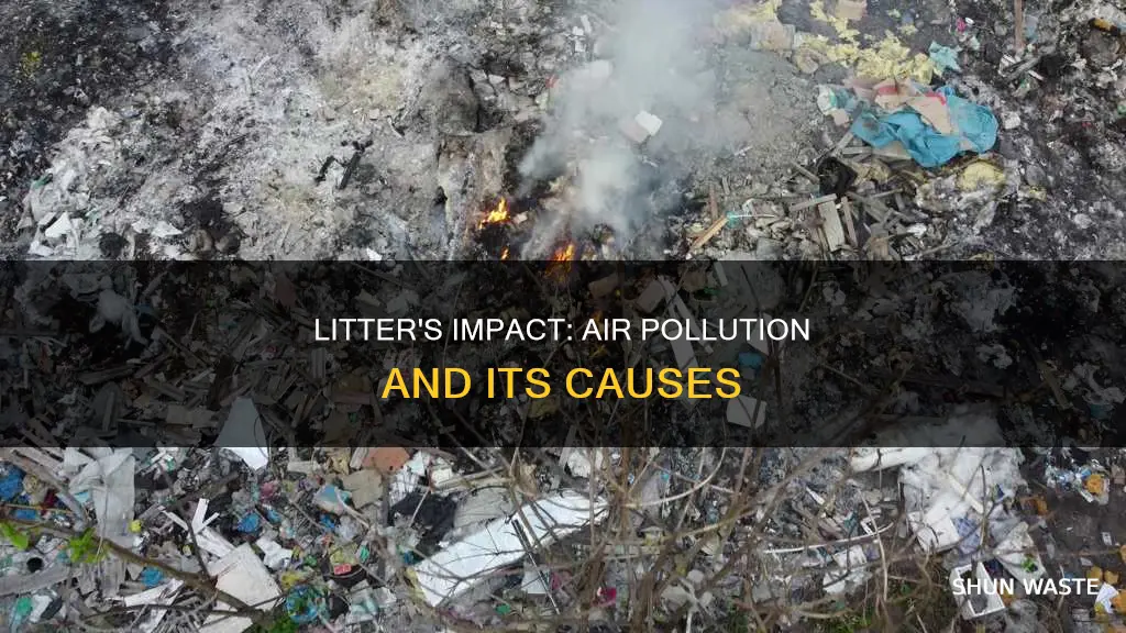 how can littering cause air pollution