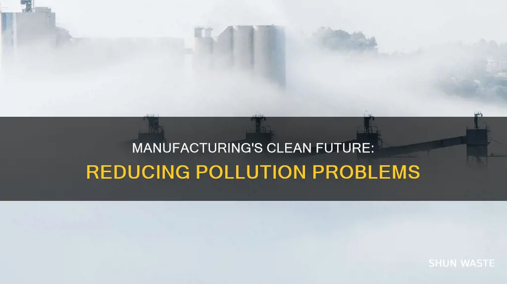 how can manufactures reduce pollution problems