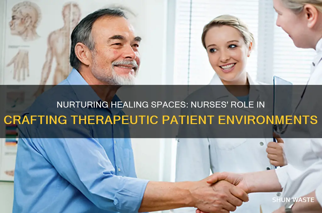 how can nurses create a therapeutic environment with their patient