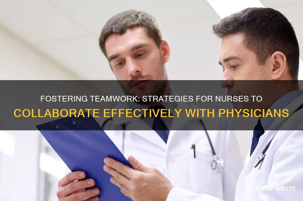 how can nurses cultivate a collaborative environment with physicians