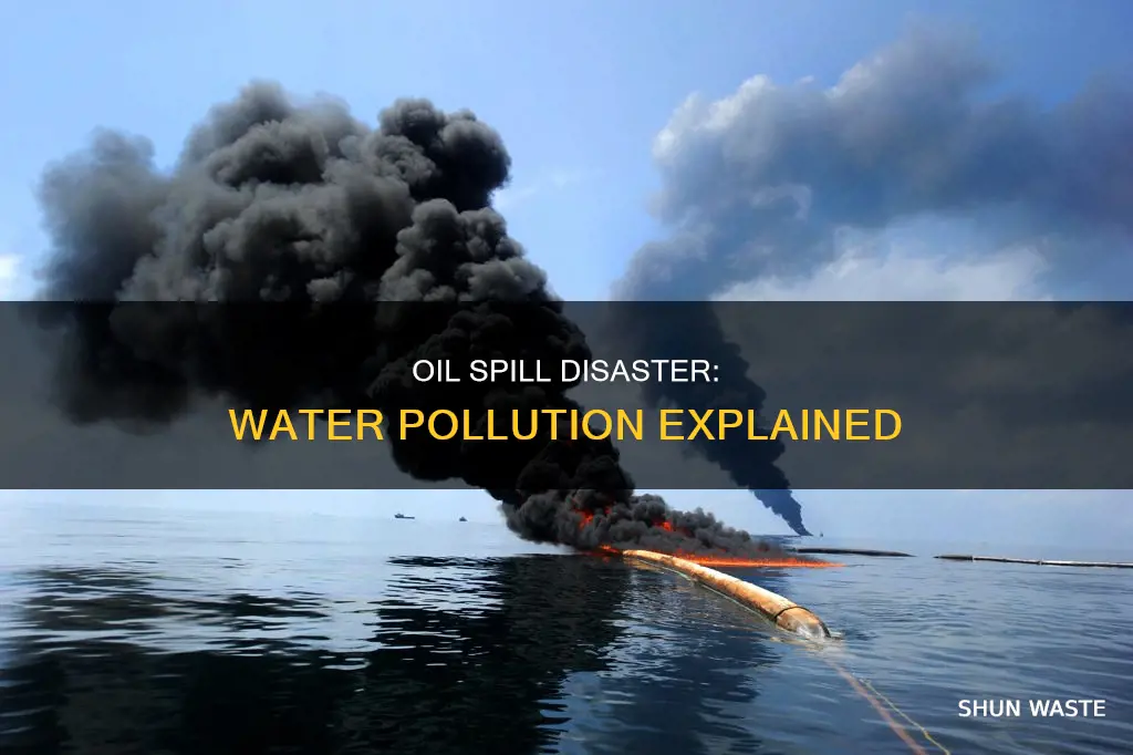 how can oil become water pollution