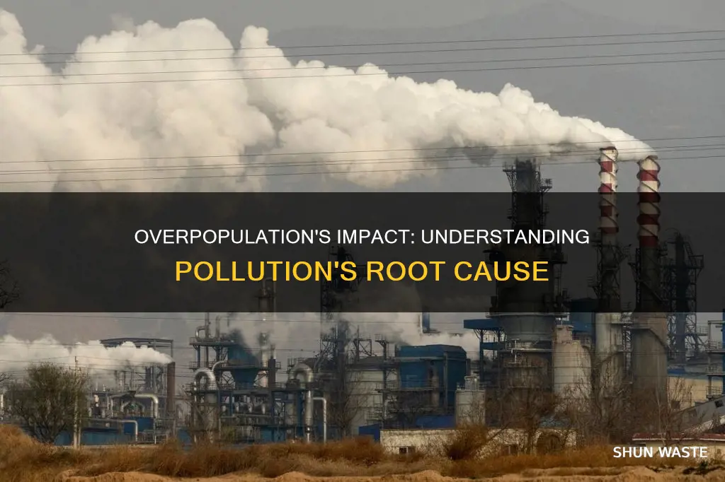 how can overpopulation cause pollution