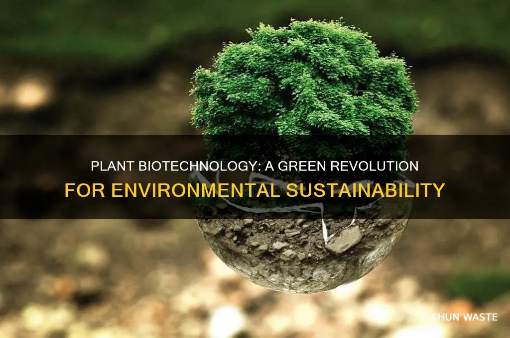 how can plant biotechnology help the environment