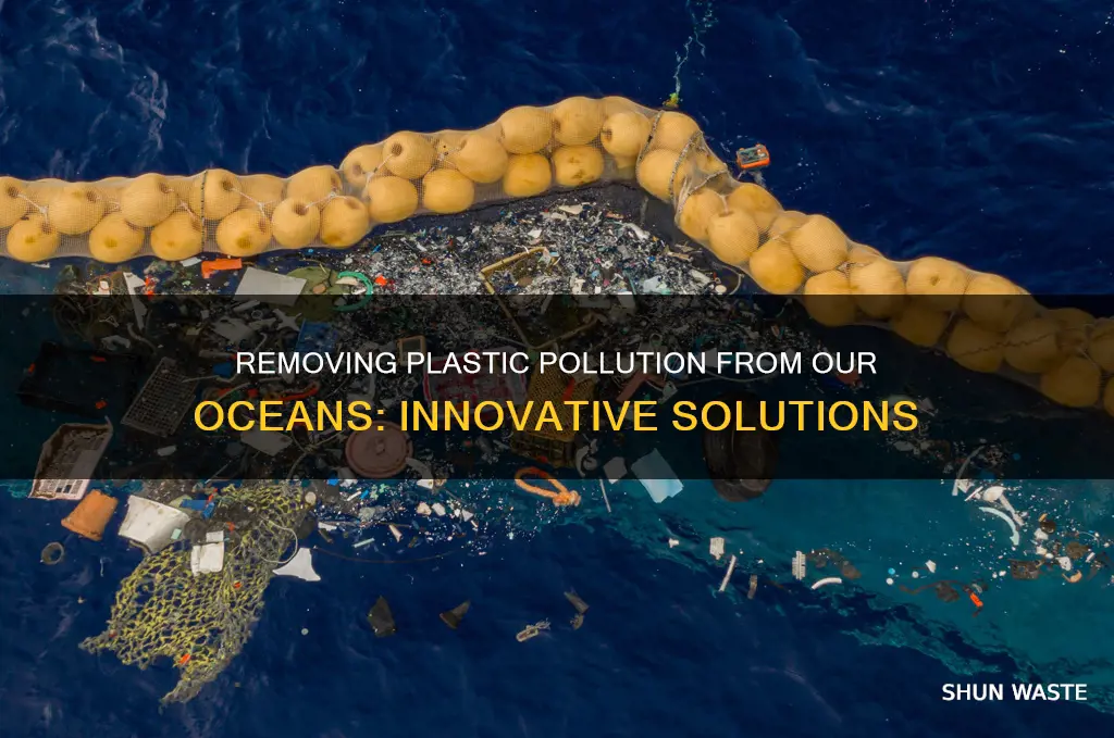 how can plastic pollution be removed from oceans