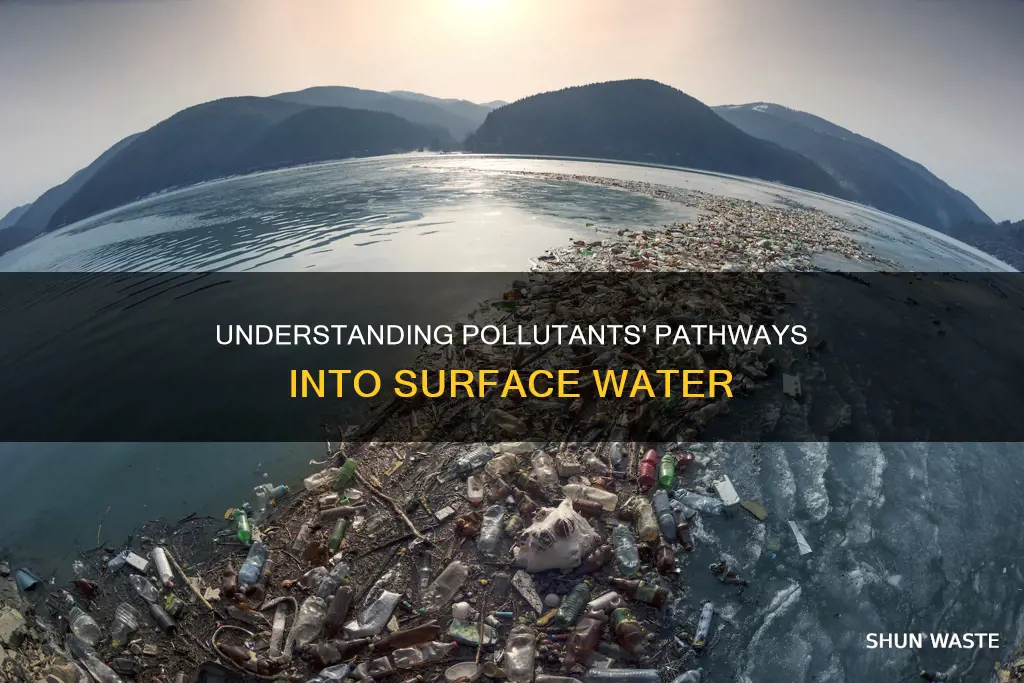 how can pollutants enter surface water