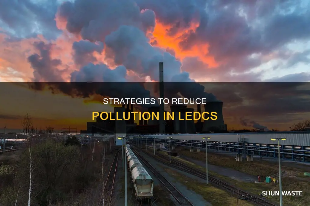 how can pollution be reduced in ledcs