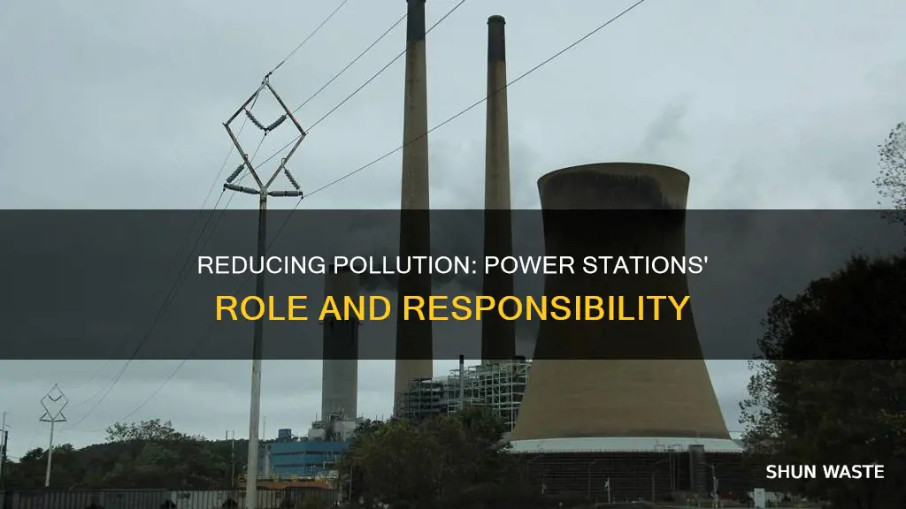 how can pollution be reduced in power stations