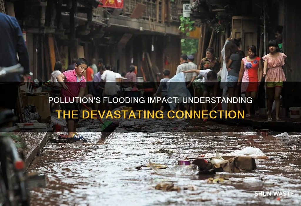 how can pollution cause flooding