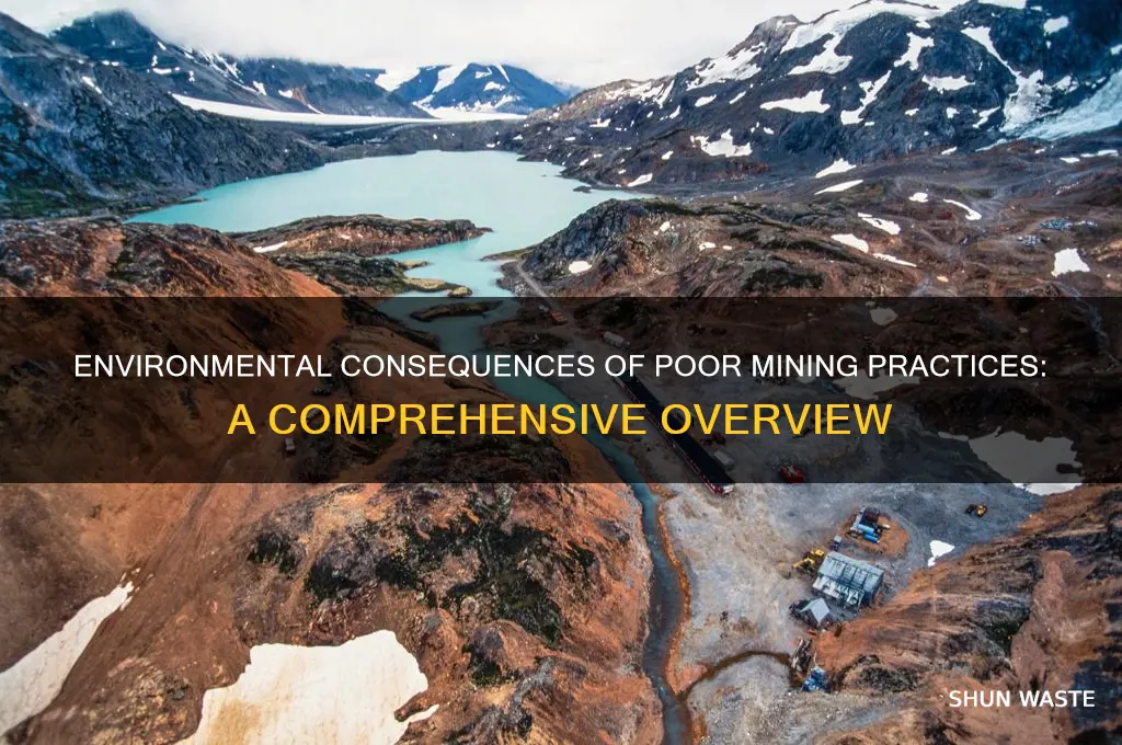 how can poor mining damage the environment