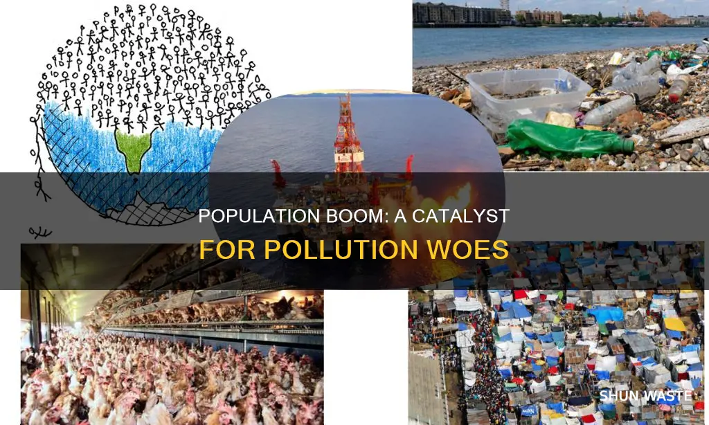 how can population growth lead to more pollution