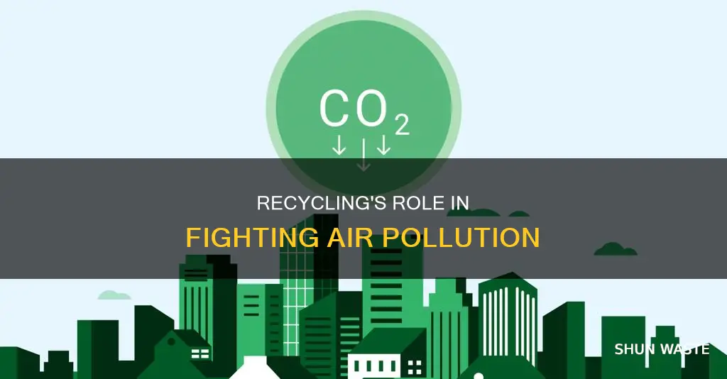 how can recycling help air pollution