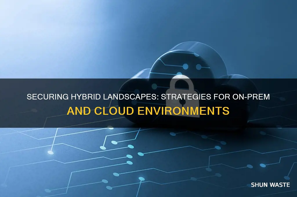 how can security teams address on-prem and cloud environments