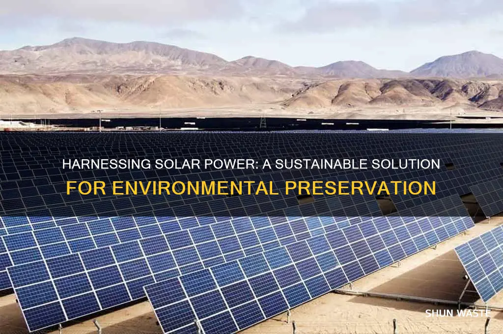how can solar power help the environment
