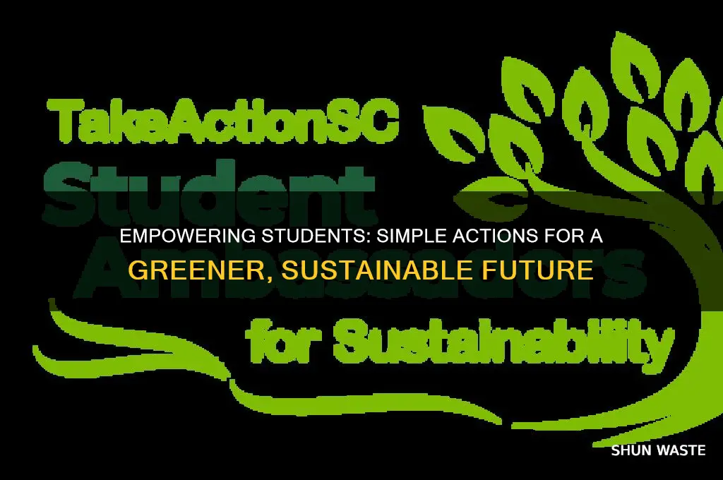 how can students make a positive difference to the environment