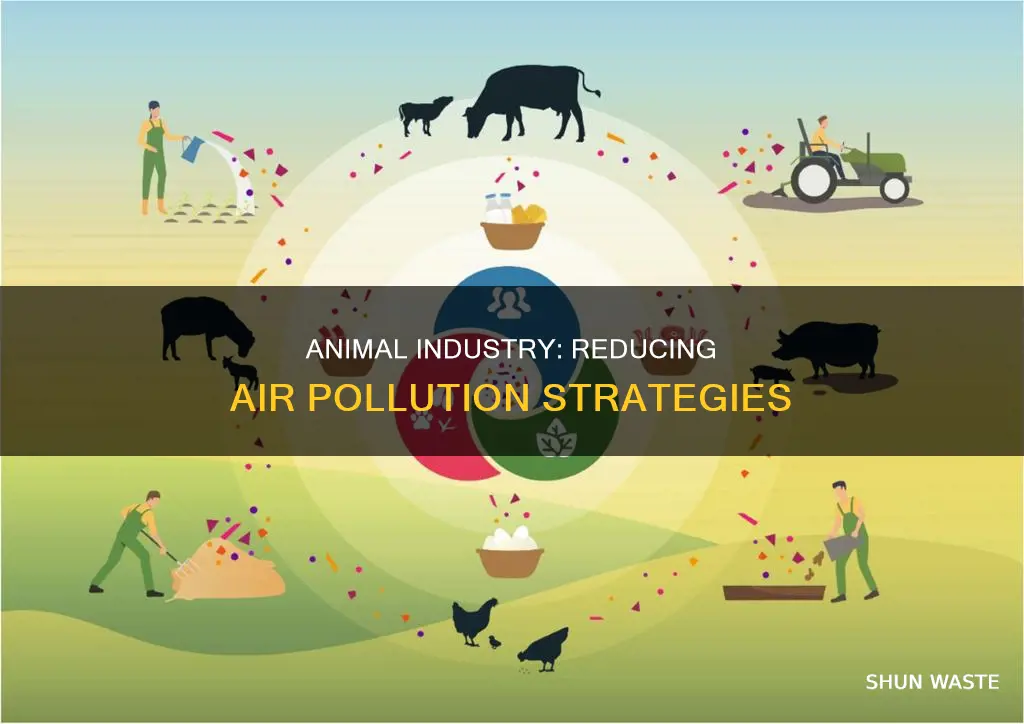 how can the animal industry decrease air pollution