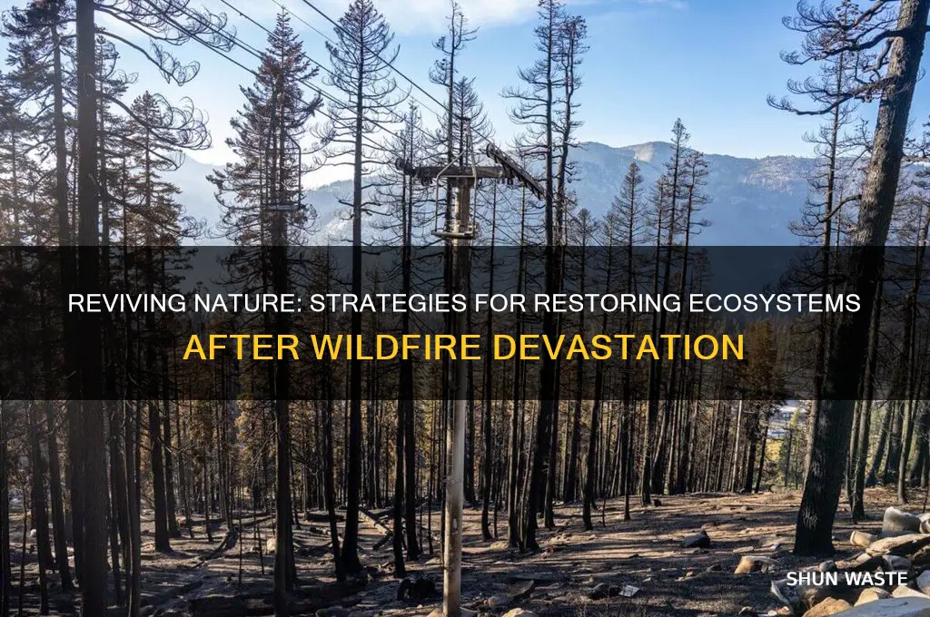 how can the environment be restored after a wildfire