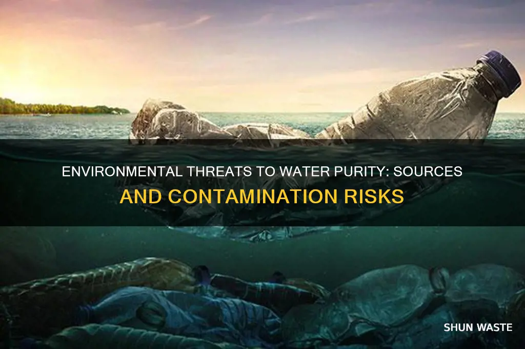 how can the environment contaminate water