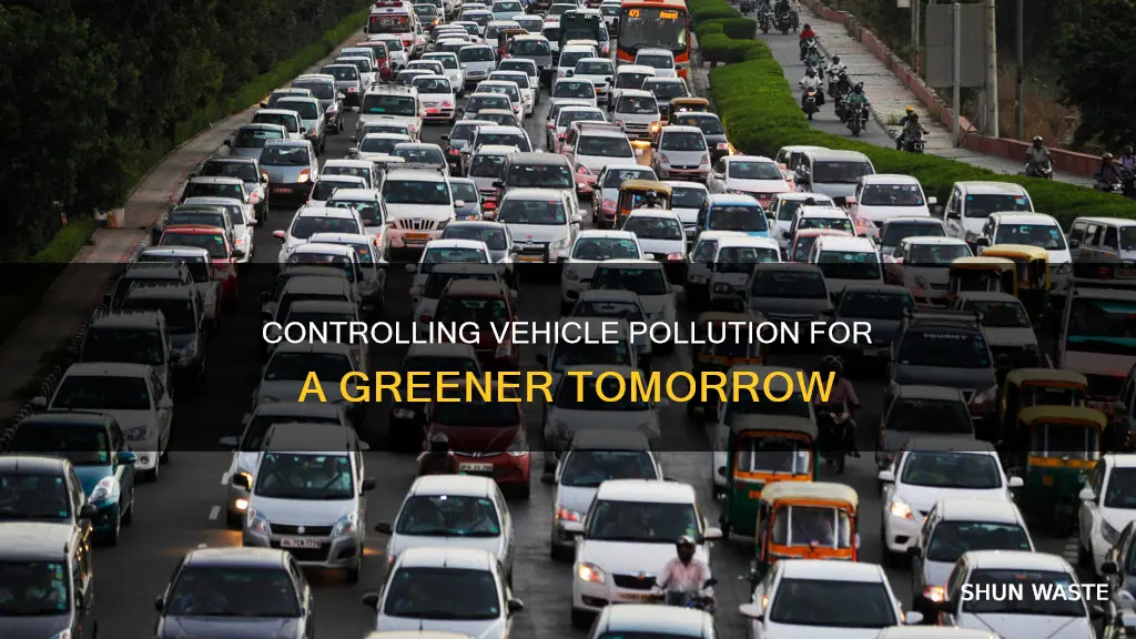 how can the pollution created by vehicles be checked