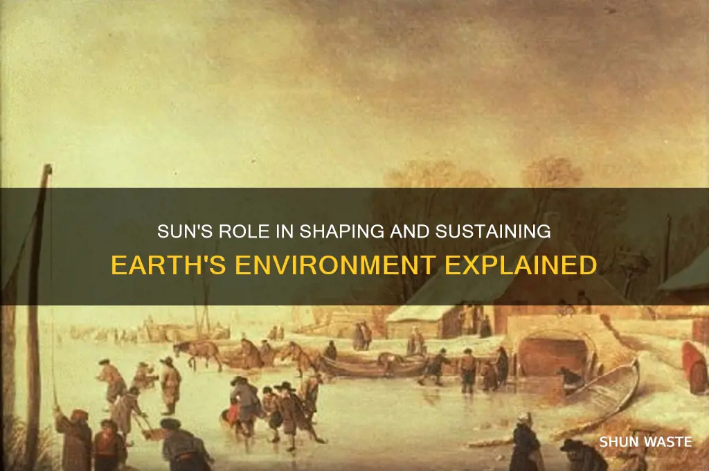 how can the sun distribute the environment