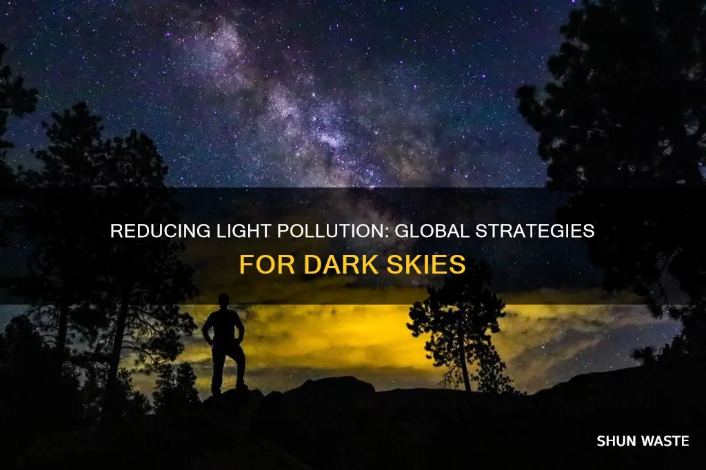 how can the world reduce light pollution