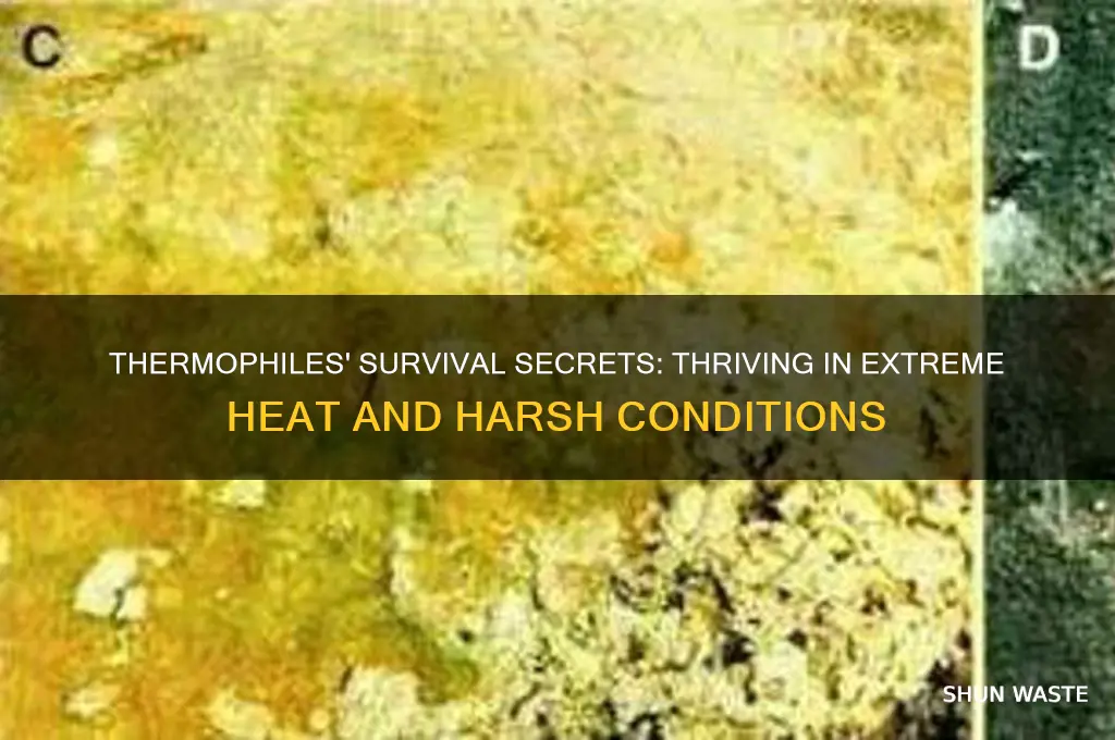 how can thermophiles survive in extreme environments