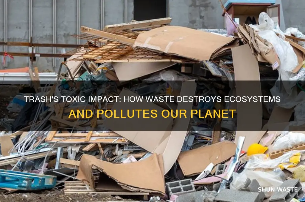how can trash affect the environment