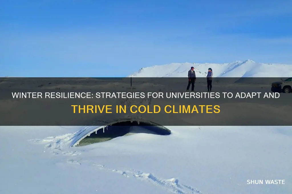 how can universities respond to their environment during winter time