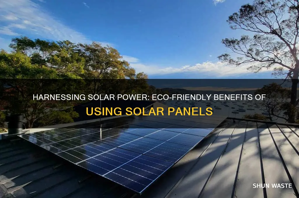 how can using solar panels help the environment