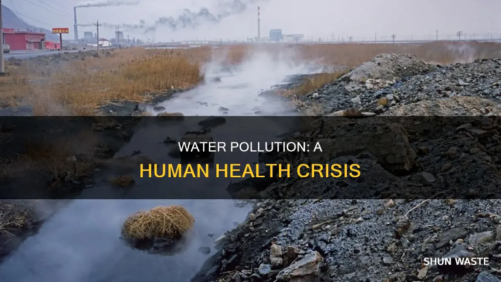 how can water pollution affect humans