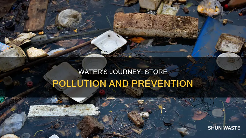 how can water pollution the store