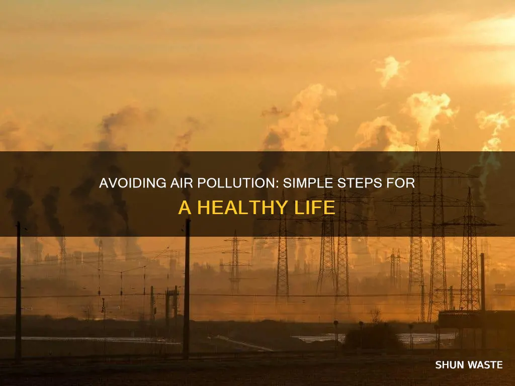 how can we avoid air pollution in our lives