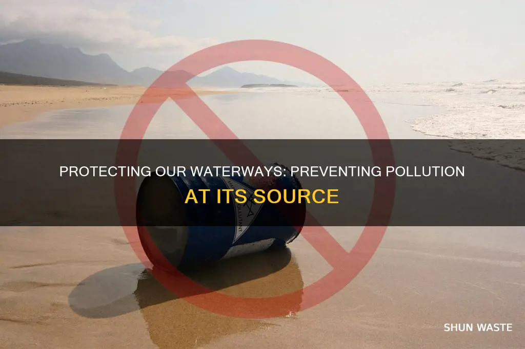 how can we avoid polluting water