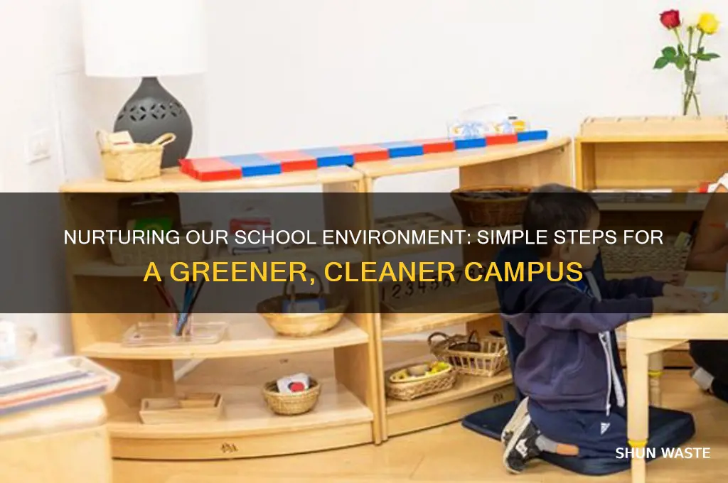 how can we care for our school environment