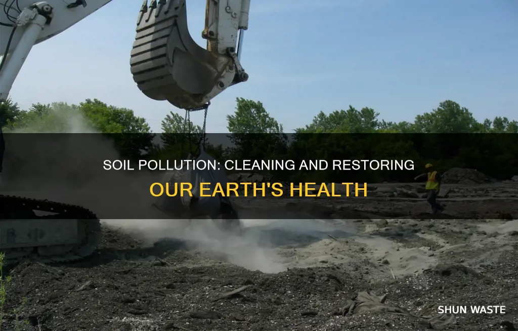 how can we clean up soil pollution