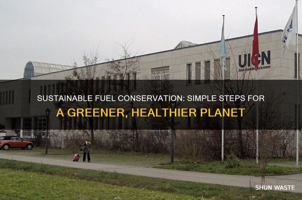 how can we conserve fuel for better environment