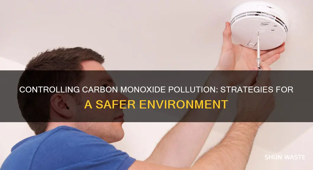 how can we control carbon monoxide pollution