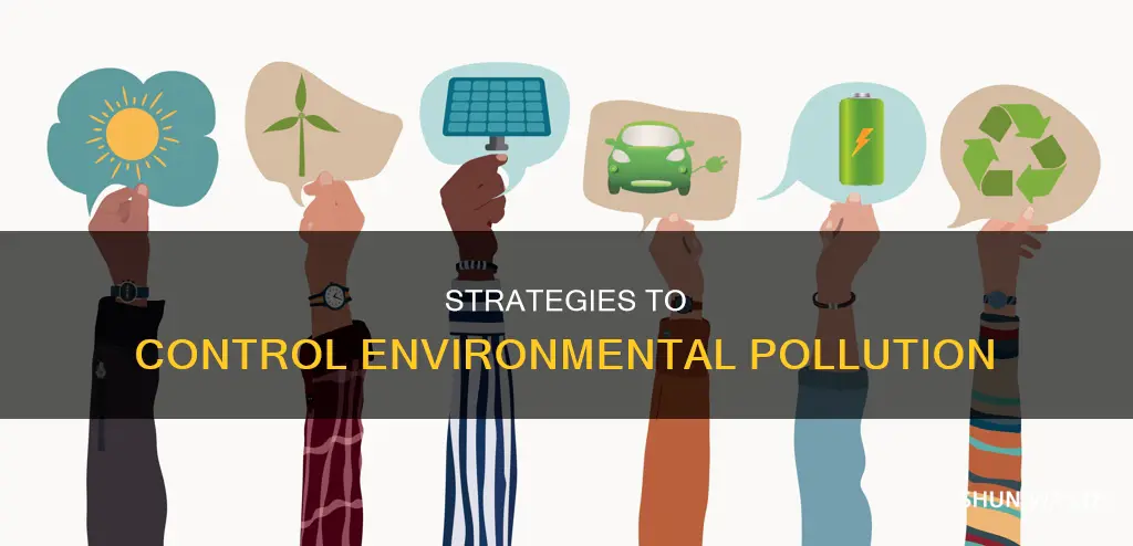 how can we control environmental pollution write different strategies