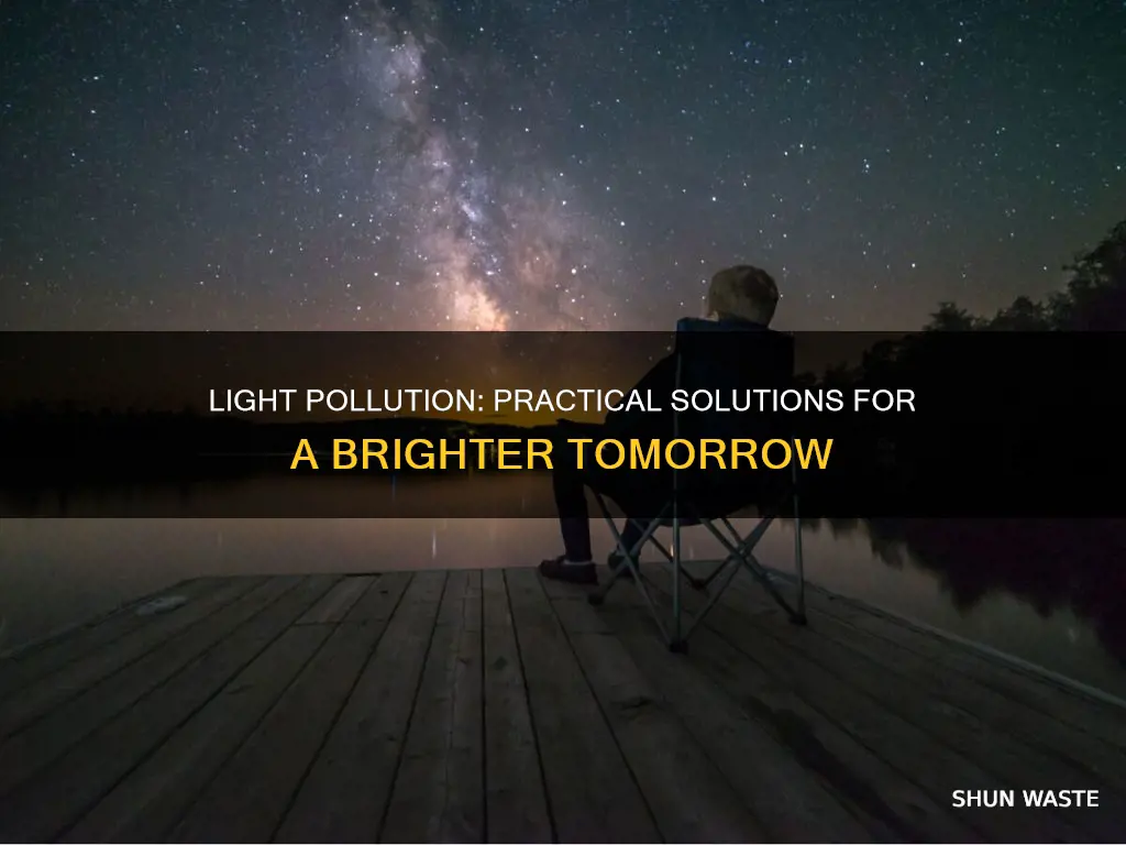 how can we fix light pollution