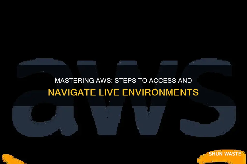 how can we get into aws live environment