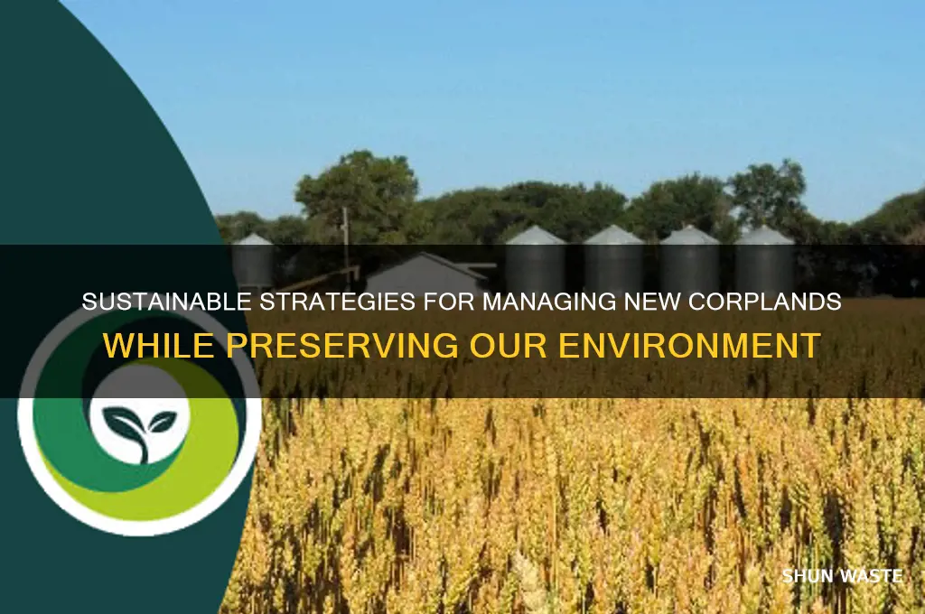 how can we manage new corplands without harming the environment