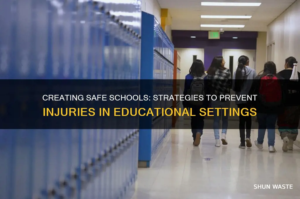 how can we prevent injuries at school environment