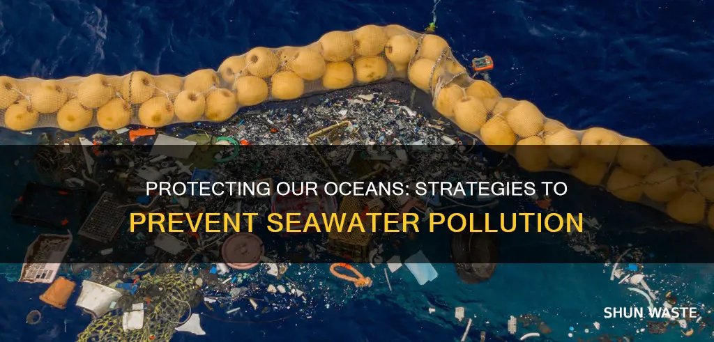 how can we prevent pollution of seawater