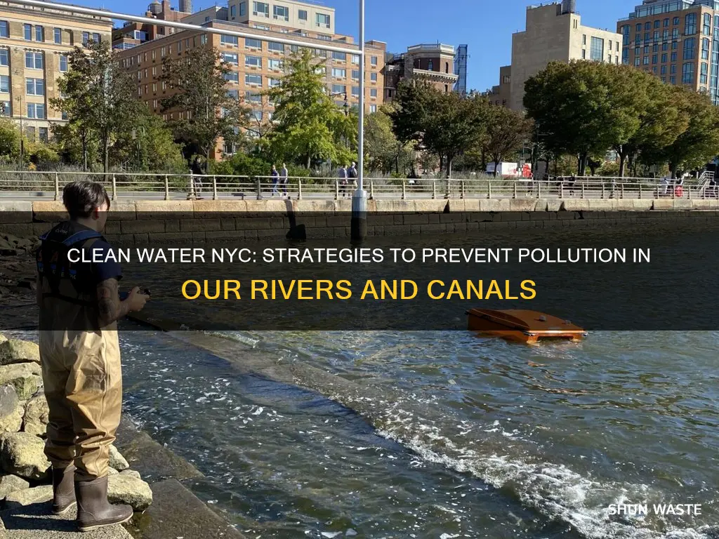 how can we prevent water pollution in nyc waterways