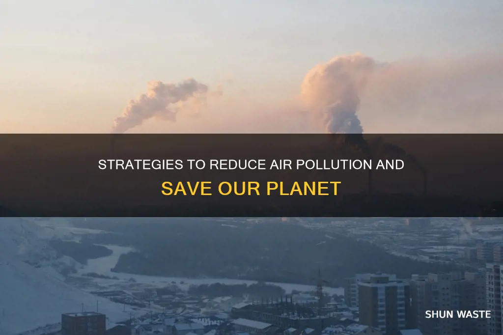 how can we reduce air pollution essay