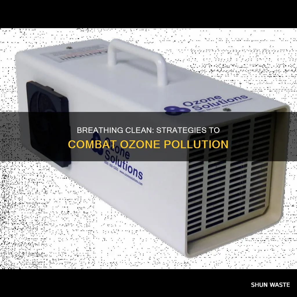 how can we reduce ozone pollution