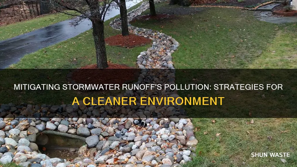 how can we reduce the polluting effects of stormwater runoff