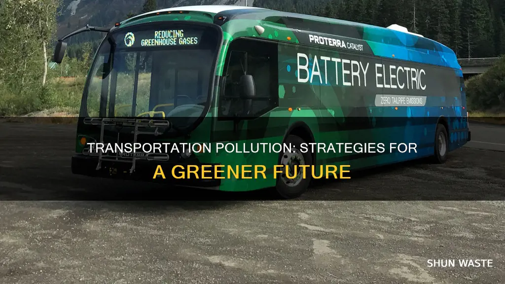 how can we reduce transportation pollution