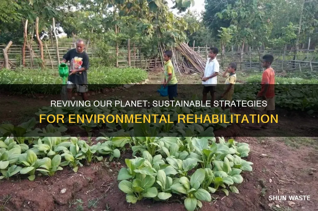 how can we rehabilitate the environment